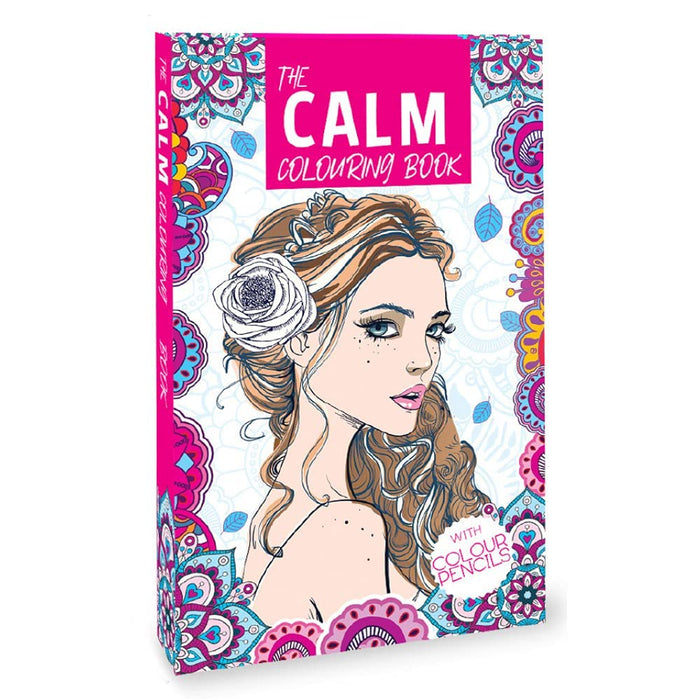 BRIJBASI Hellofriend Books The Calm Colouring Book Set and Art Kit with Free 12 Full Size Colour Pencils Set, Mandala Colouring Book for Adults Peace & Relaxation by Brijbasi - Paperback cover