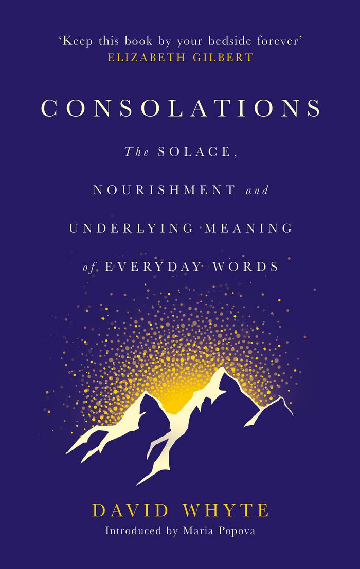 Consolations: The Solace, Nourishment and Underlying Meaning of Everyday Words by David Whyte - Hardcover cover