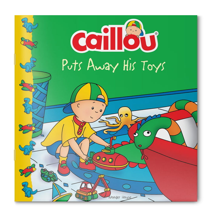 Caillou-Puts Away His Toys by Joceline Sanschagrin - Hardcover cover