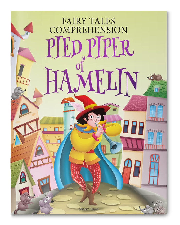 Fairy Tales Comprehension: Pied Piper of Hamelin by Wonder House Books - Paperback cover