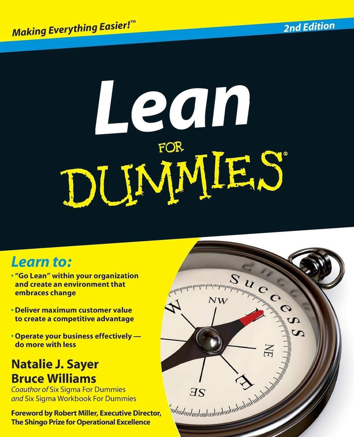 Lean For Dummies by Natalie J. Sayer - Paperback cover
