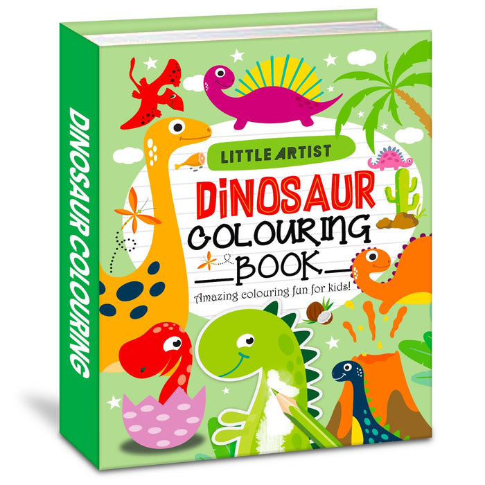 Little Artist Dinosaur Colouring Book by Brijbasi Art Press Ltd. - Paperback cover
