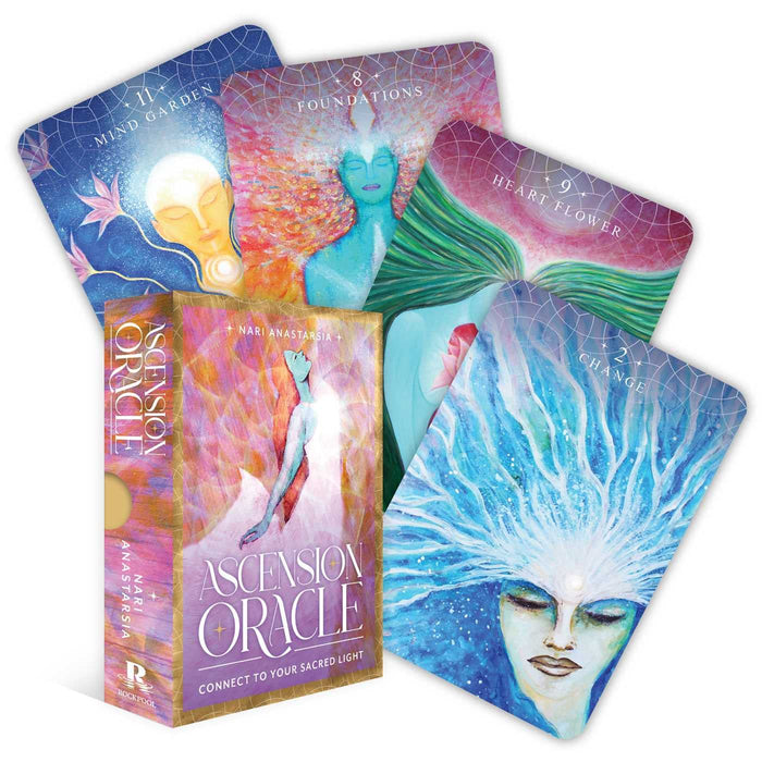 Ascension Oracle: Connect to your sacred light (Rockpool Oracle) by Nari Anastarsia - Cards cover