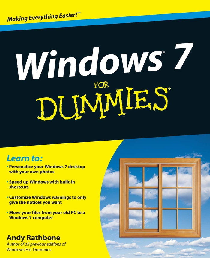 Windows 7 for Dummies by Andy Rathbone - Paperback cover