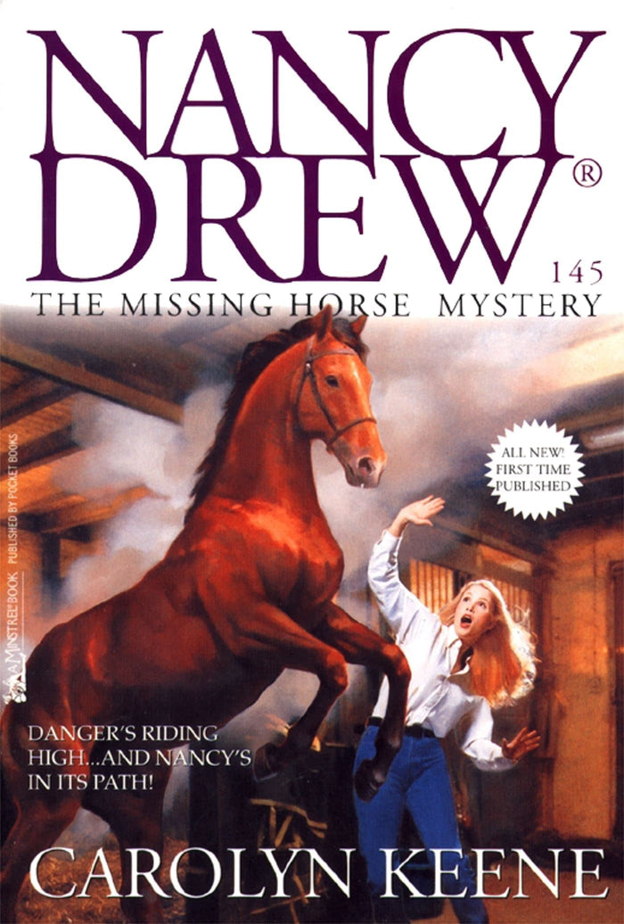 The Missing Horse Mystery (Nancy Drew No. 145) by Carolyn Keene - Paperback cover