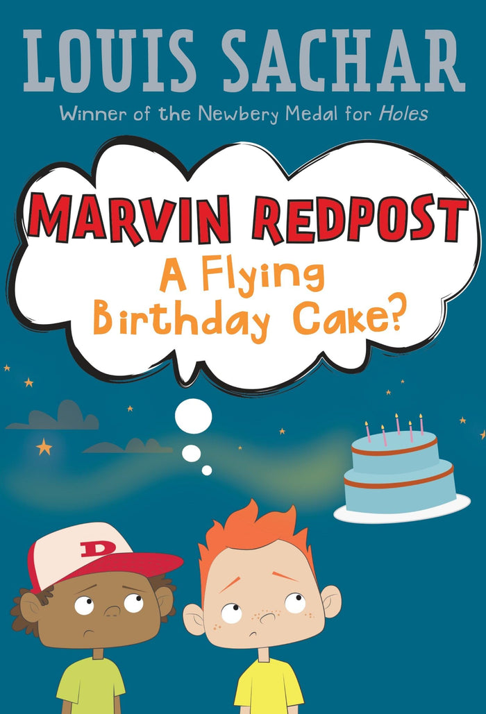 Flying Birthday Cake? (Marvin Redpost 6, paper) by Louis Sachar - Paperback cover