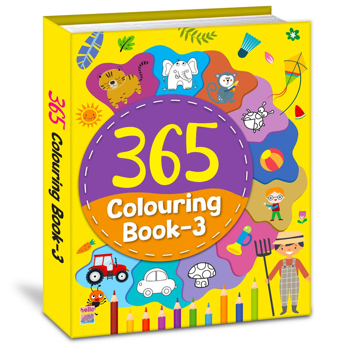 365 Colouring Book-3 - Paperback cover