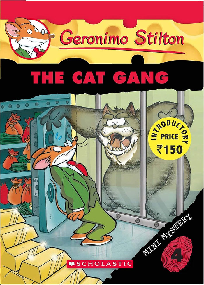 GS Mini Mystery #4: The Cat Gang by Geronimo Stilton - Paperback cover