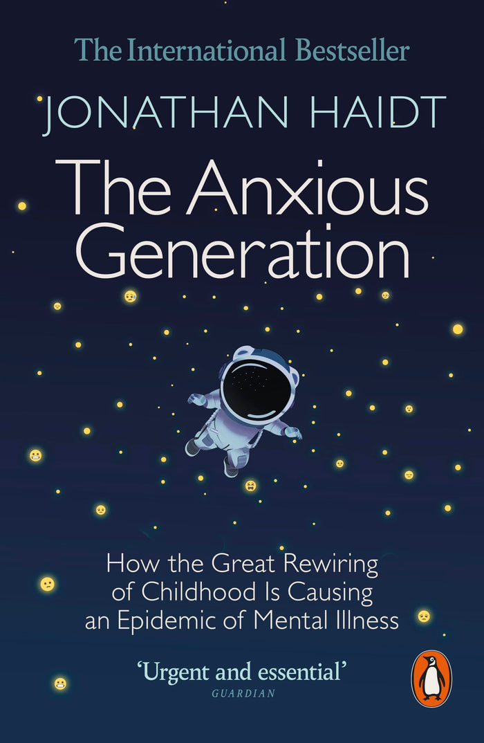 The Anxious Generation by Jonathan Haidt - Paperback cover
