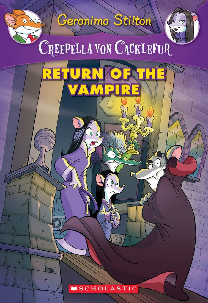 Return of the Vampire (Creepella von Cacklefur #4): A Geronimo Stilton Adventure (4) by Geronimo Stilton - Paperback cover