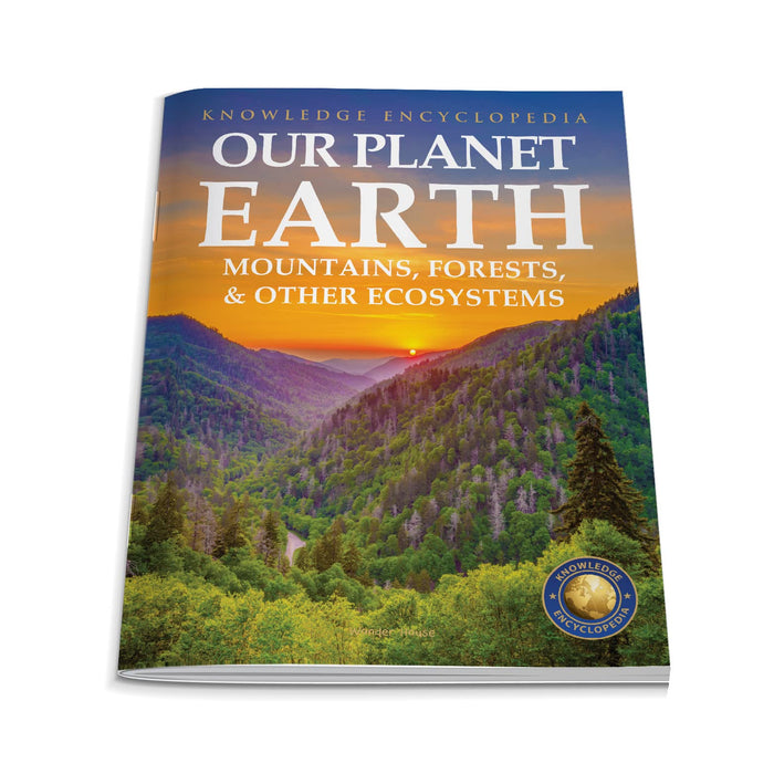 Knowledge Encyclopedia For Children - Our Planet Earth: Mountains, Forests & Other Ecosystems by Wonder House Books - Paperback cover