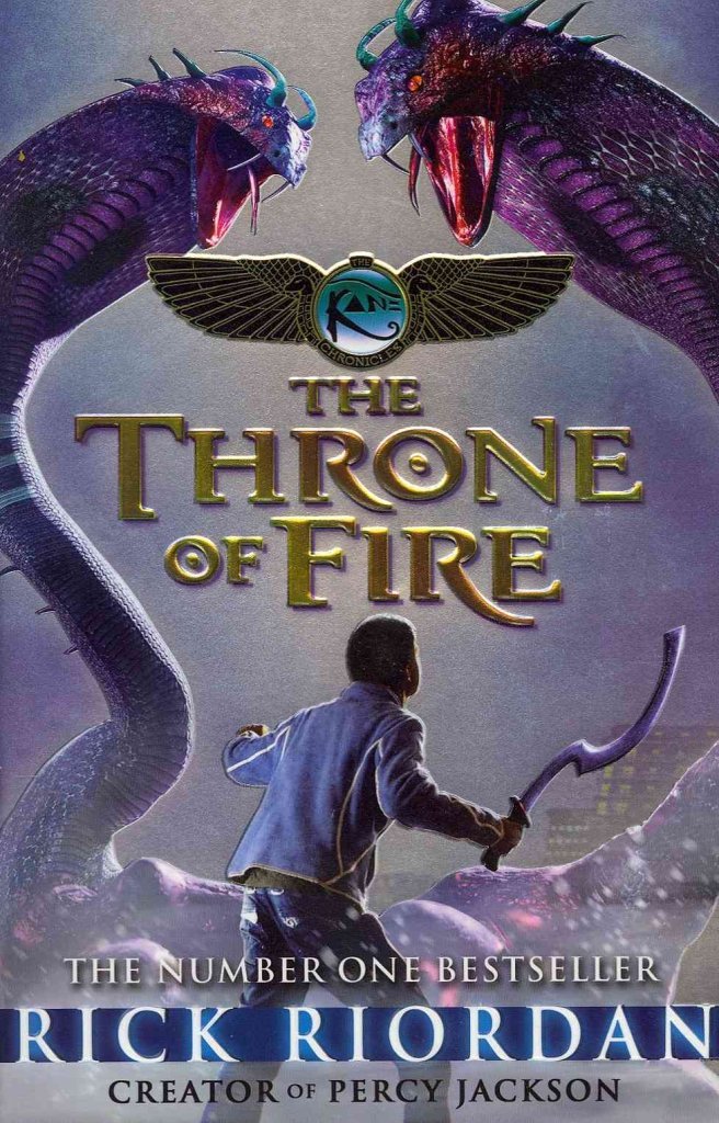 [The Throne of Fire] (By: Rick Riordan) [published: August, 2012] by Rick Riordan - Paperback cover