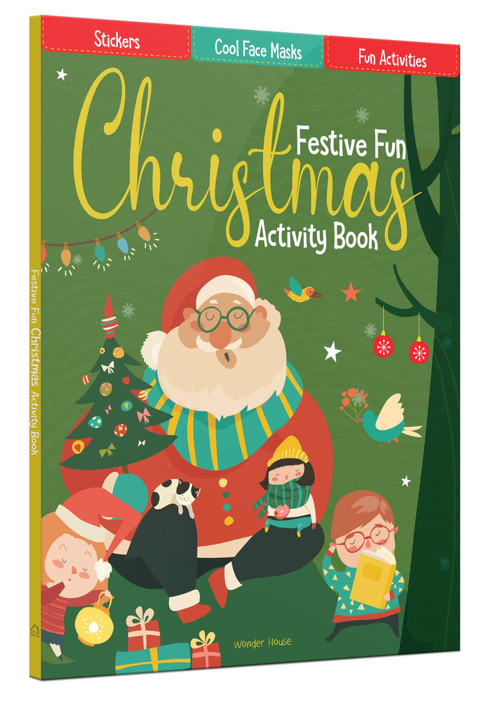 Christmas Activity Book For Children - Festive Fun by Wonder House Books - Paperback cover