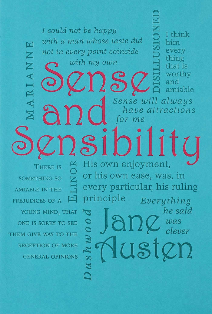 Sense and Sensibility (Word Cloud Classics) by Jane Austen - Paperback cover