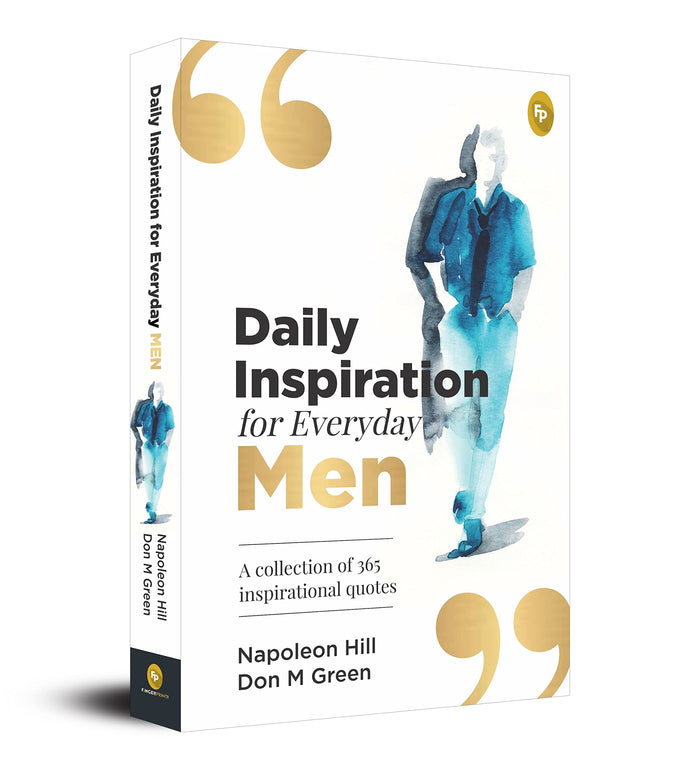 Daily Inspiration for Everyday Men: A Collection of 365 Inspirational Quotes by Napoleon Hill - Paperback cover
