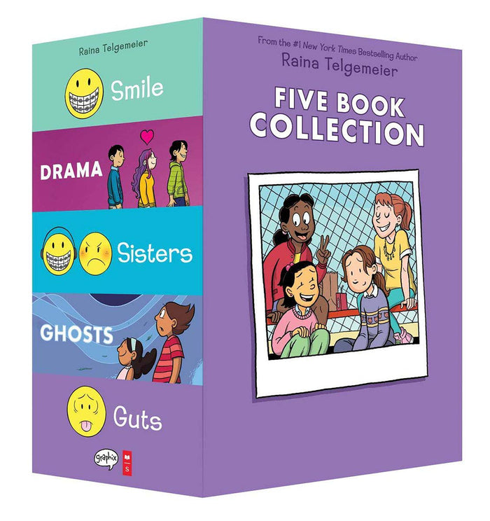 Raina Telgemeier Collection Box Set (5 books) by Raina Telgemeier - Bundle cover