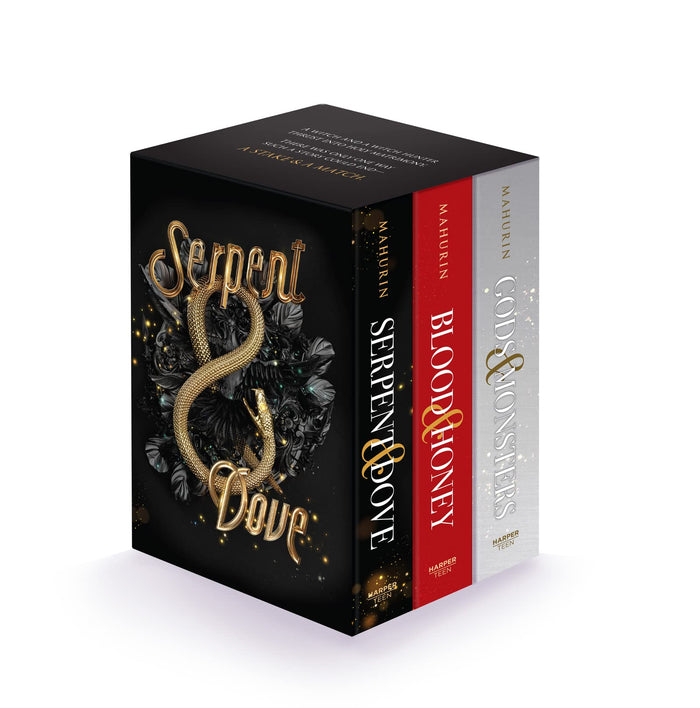 Serpent & Dove 3-Book Paperback Box Set: Serpent & Dove, Blood & Honey, Gods & Monsters by Shelby Mahurin - Paperback cover