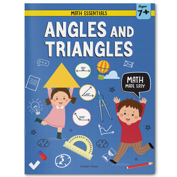 Maths Essentials - Angles and Triangles by Wonder House Books - Paperback cover