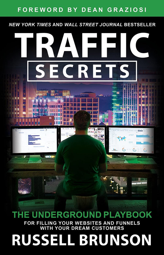Traffic Secrets by Russell Brunson - Paperback cover