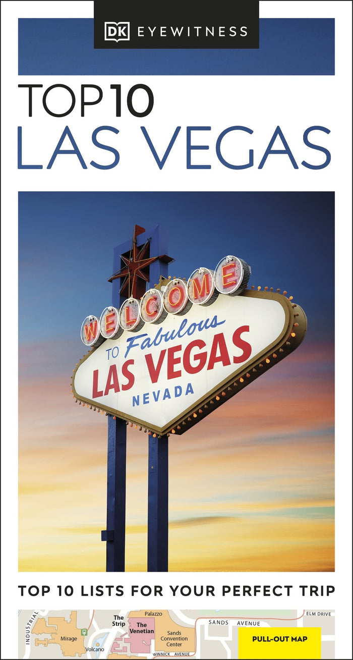Top 10 Las Vegas (Pocket Travel Guide) by DK Travel - Paperback cover