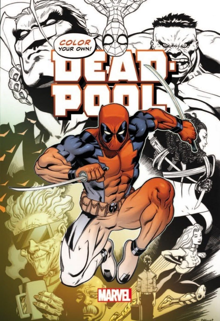 Color Your Own Deadpool by Marvel - Paperback cover