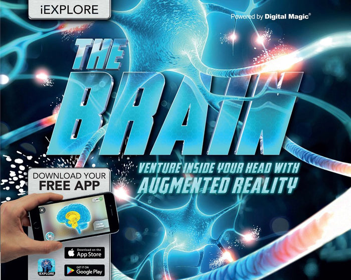The Brain: Venture Inside Your Head with Augmented Reality (iExplore) by Jack Challoner - Hardcover cover
