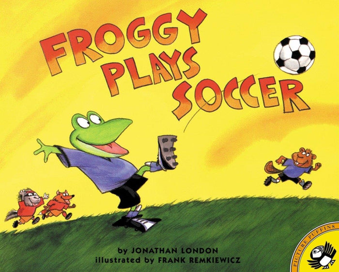 Froggy Plays Soccer by Jonathan London - Paperback cover