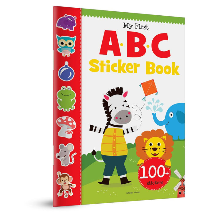 My First ABC Sticker Book: Exciting Sticker Book With 100 Stickers by Wonder House Books - Paperback cover