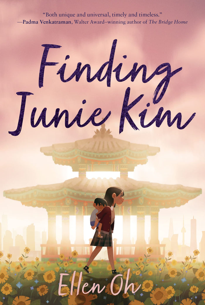 Finding Junie Kim: An Award-Winning Story About Courage, Family, and Korean War Survival for children (Ages 8-12) by Ellen Oh - Paperback cover