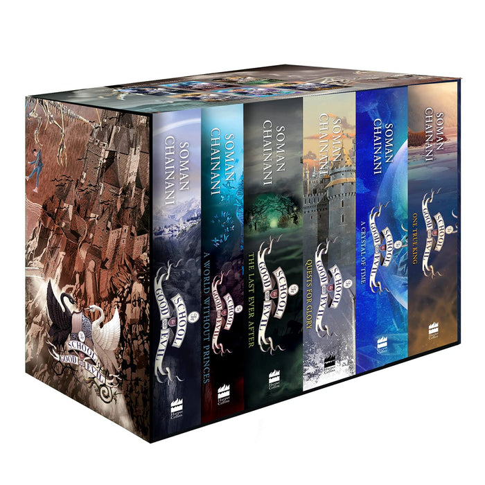 The School for Good and Evil (Books 1-6): Soon to be a major Netflix film by Soman Chainani - Paperback cover