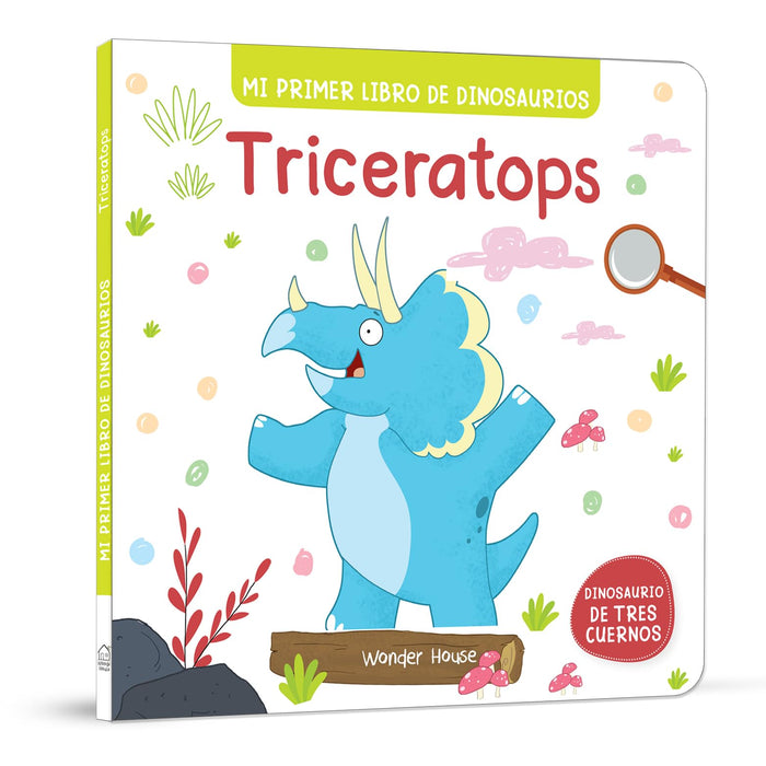 Triceratops (My First Dino Board Book) (Spanish Edition) by Wonder House Books - Board Book cover