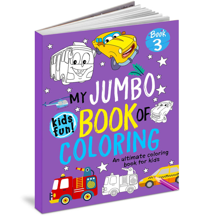 My Jumbo Book of Coloring (Purple)Book 3 by Brijbasi Art Press Ltd. - Paperback cover