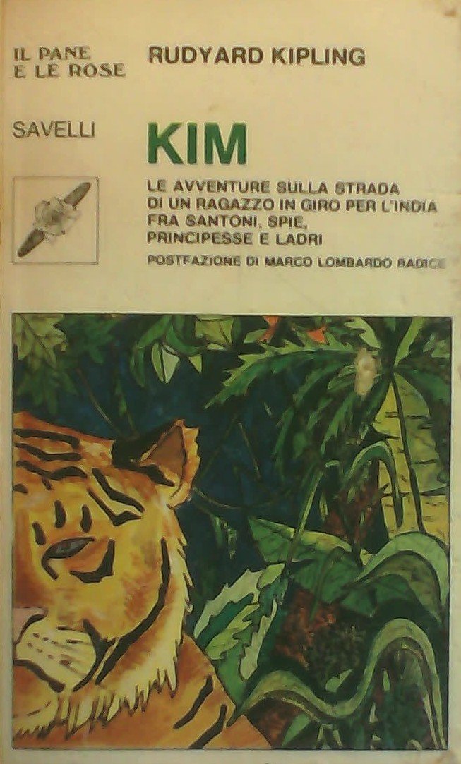 Kim by Rudyard Kipling - Book cover