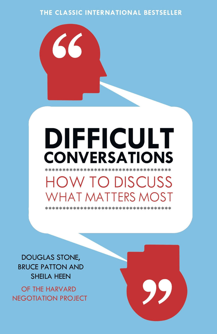 Difficult Conversations by Douglas Stone - Paperback cover