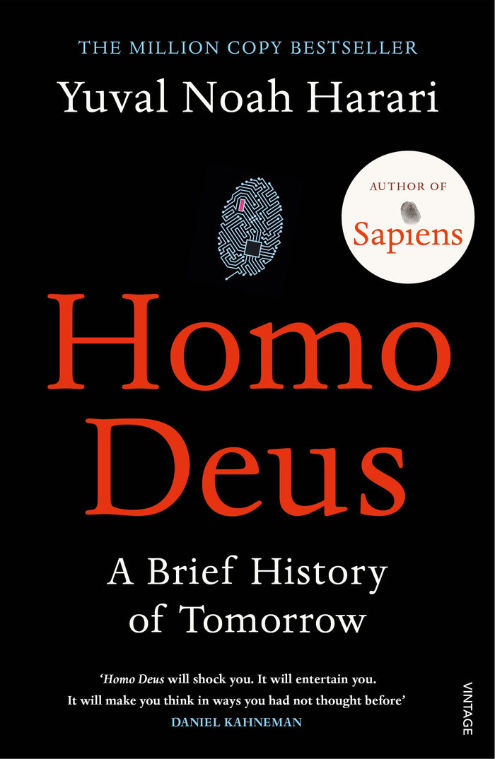 Homo deus by Yuval Noah Harari - Paperback cover