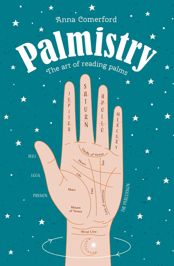 Palmistry: The art of reading palms by Anna Comerford - Paperback cover