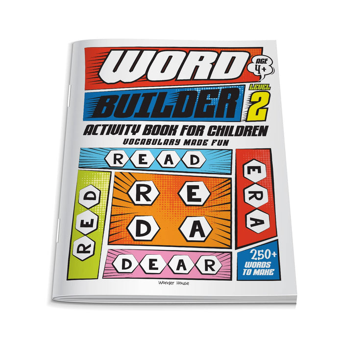 Word Builder Activity Book For Children - Make Meaningful Words With The Given Letters - Level 2 by Wonder House Books - Paperback cover