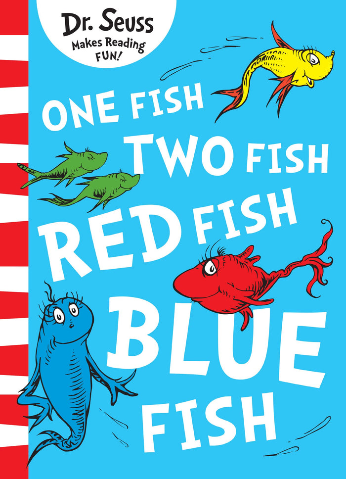 One Fish, Two Fish, Red Fish, Blue Fish by Dr. Seuss - Paperback cover