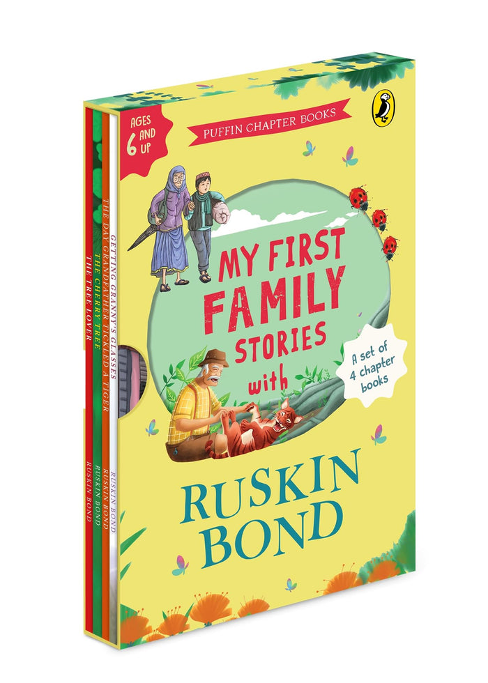 My First Family Stories: Ruskin Bond Boxset (Set of 4) | Illustrated Family Stories with Nature, Relationships, and Life Lessons | Perfect for Bedtime Reading and Gifting by Ruskin Bond - Bundle cover