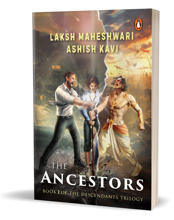 The Ancestors: Book 2 Of The Descendants Trilogy by Laksh Maheswari & Ashish Kavi - Paperback cover