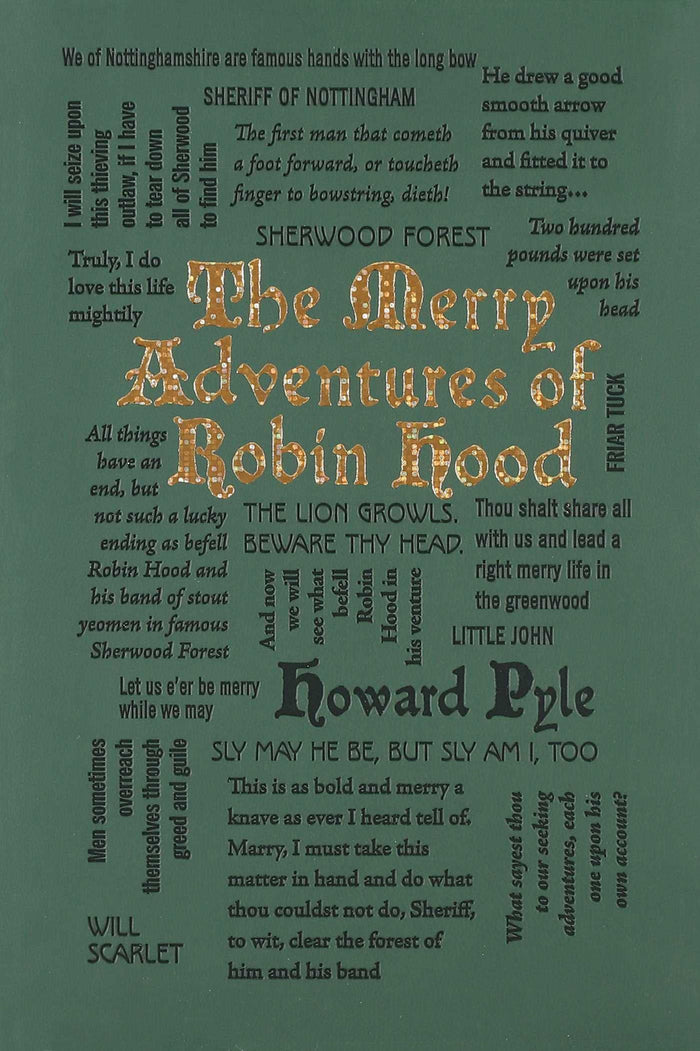The Merry Adventures of Robin Hood (Word Cloud Classics) by Howard Pyle - Paperback cover