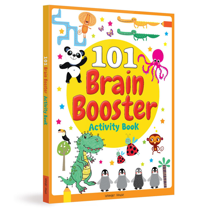 101 Brain Booster Activity Book: Fun Activity Book For Children by Wonder House Books - Paperback cover