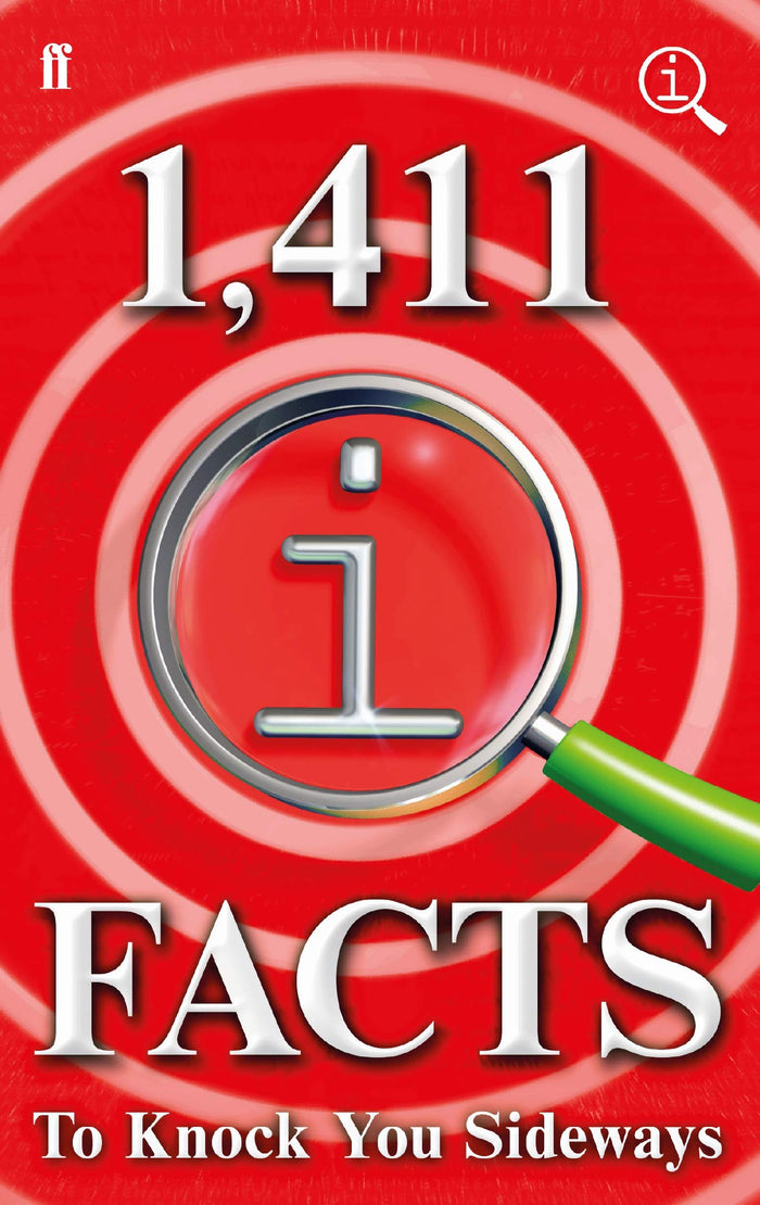 1,411 QI Facts To Knock You Sideways (Quite Interesting) by John Mitchinson - Hardcover cover