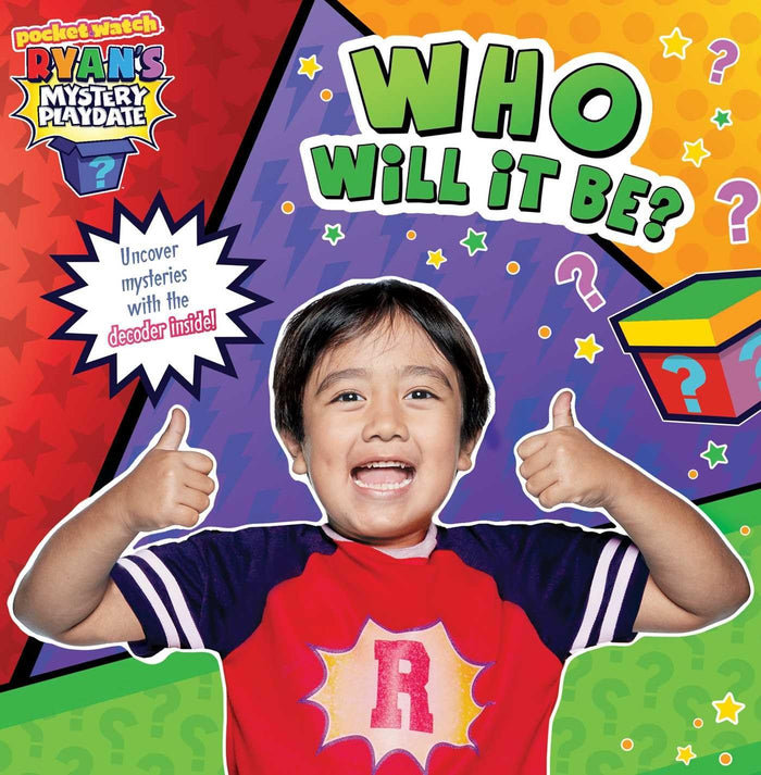 Who Will It Be? (Ryan's Mystery Playdate) by Ryan Kaji - Paperback cover