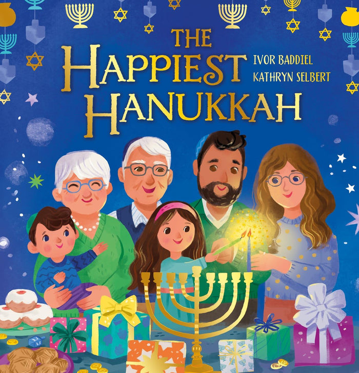The Happiest Hanukkah (PB) by Ivor Baddiel - Paperback cover