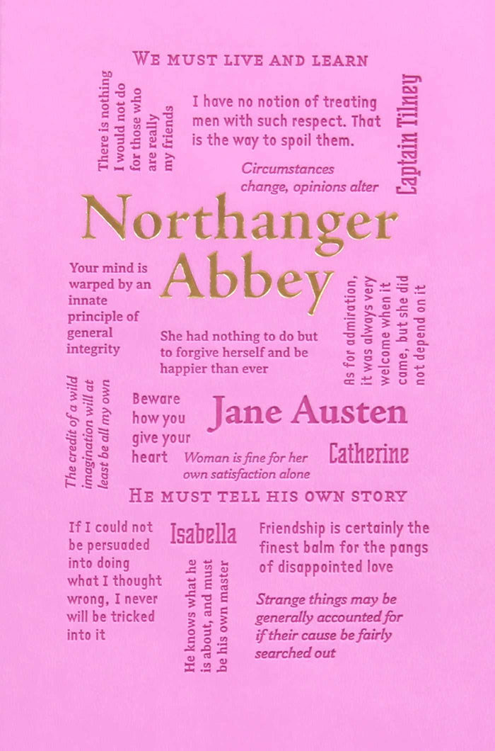 Northanger Abbey (Word Cloud Classics) by Jane Austen - Paperback cover