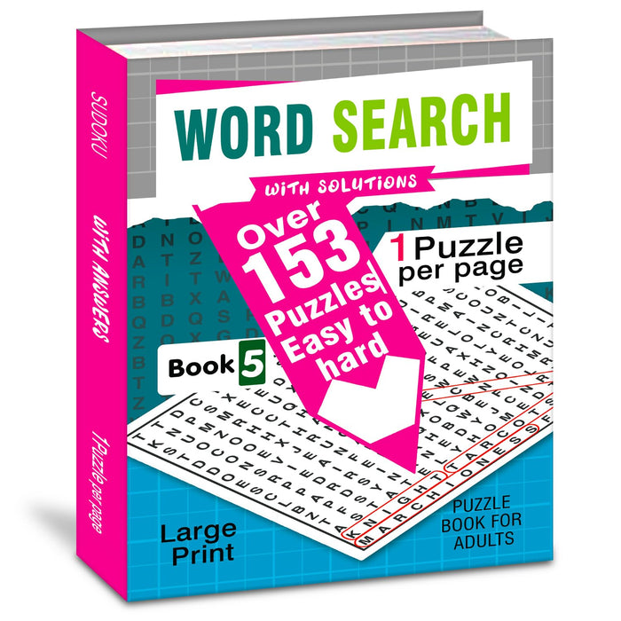 Word Search Book 5 - Paperback cover