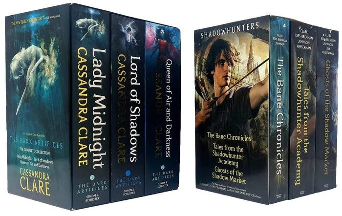 Cassandra Clare Dark Artifices & Shadowhunters Series 6 Books Collection Set by Cassandra Clare - Paperback cover