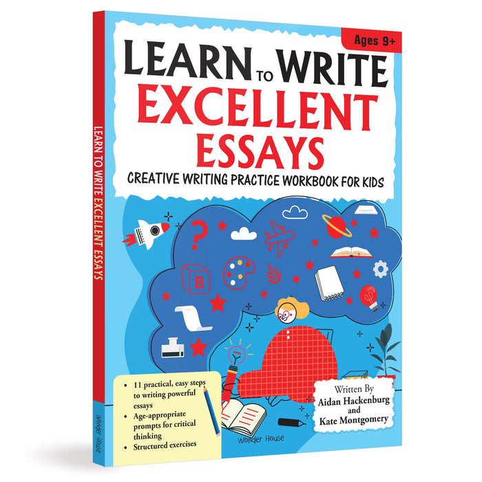 Learn to Write Excellent Essays by Aidan Hackenburg - Paperback cover