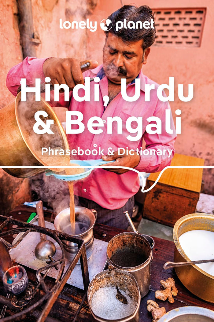Lonely Planet Hindi, Urdu & Bengali Phrasebook & Dictionary: Essential Phrases & Vocabulary | 3,500 Word Two-Way Dictionary | Travel Confidently | Order Food & Book Tickets by Lonely Planet - Paperback cover